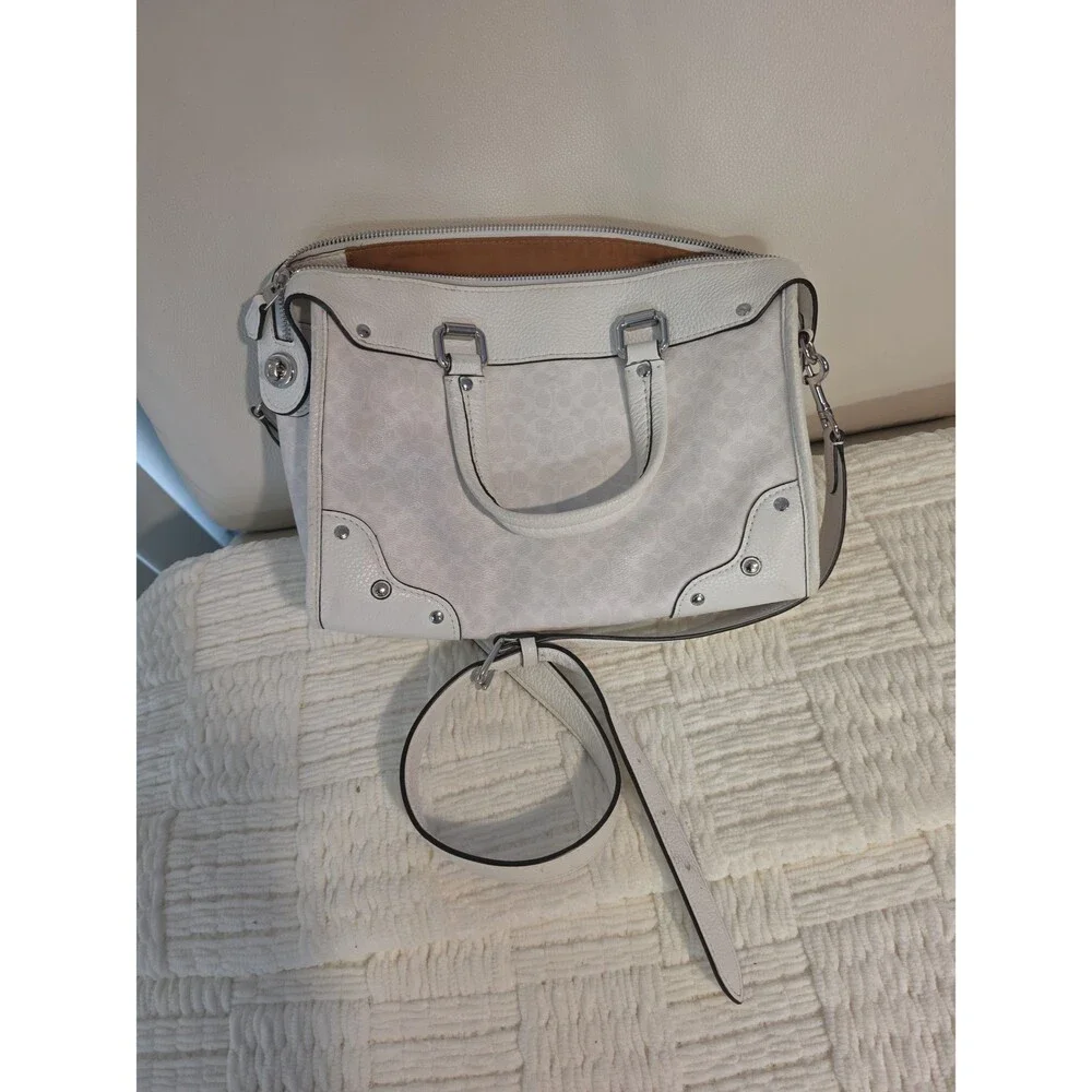 Coach Millie Satchel in Colorblock Signature Canvas